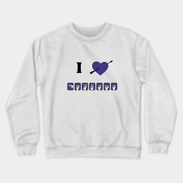 love the hawk Crewneck Sweatshirt by kitispa